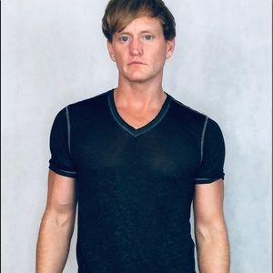 Express Men, Tee shirt, Black, Size Extra small